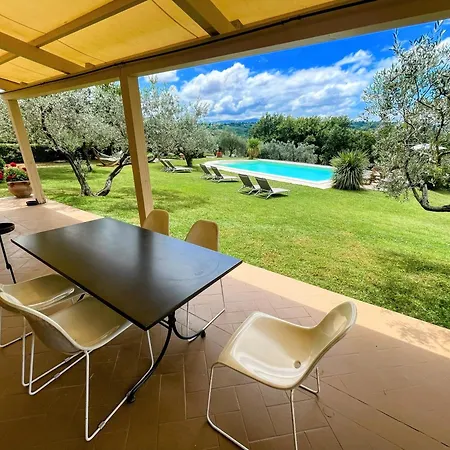 Stylish With Amazing Views And Pool Near Montefalco And Bevagna Sleeps 14 *